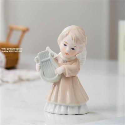 BỘ 3 TƯỢNG SỨ CHÂU ÂU CAO CẤP